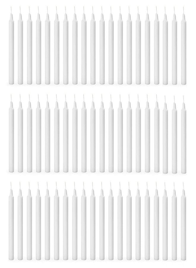 ASIDEA Stick Candles for Diwali Decoration, Birthday, Festival, Celebration (White) - Image 4